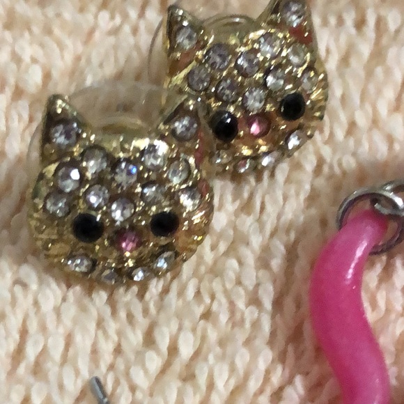 Kitty Cat Earring Lot - Picture 6 of 6